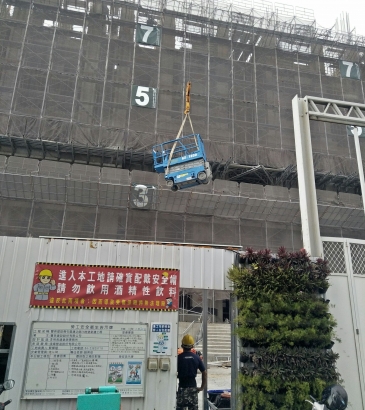 禾鼎高空車-彩虹眷村-高空車出租-台中高空車